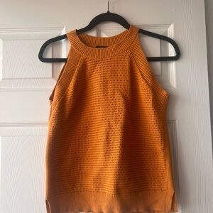 Ann Taylor Tangerine Knit Tank Top